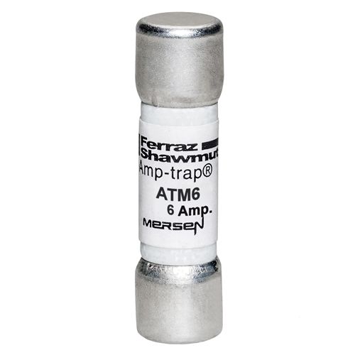 ATM6 - Fuse Amp-Trap® 600V 6A Fast-Acting Midget ATM Series